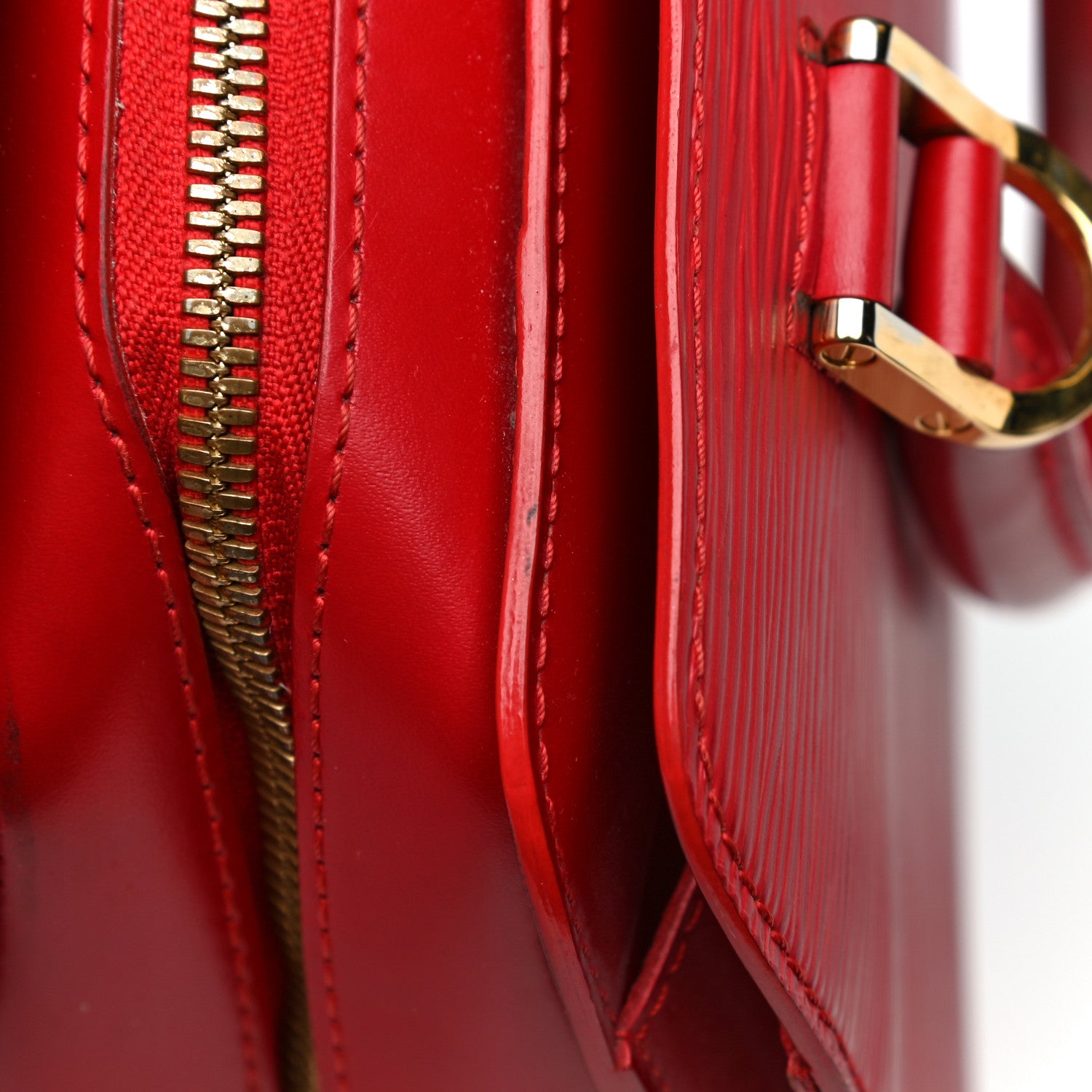 Louis Vuitton Epi Pont-Neuf Castillan Red 21 of 36