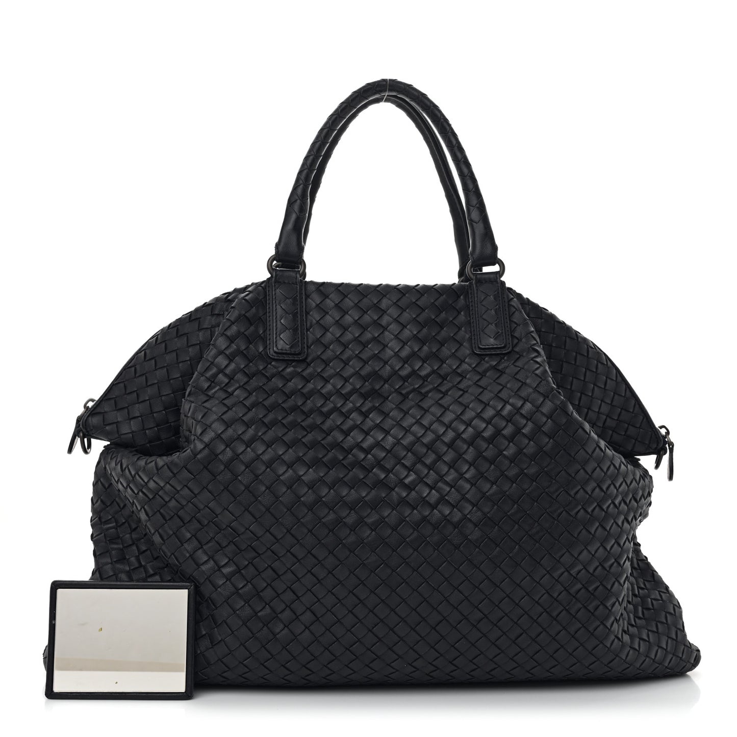 Nappa Intrecciato Maxi Convertible Tote Tourmaline