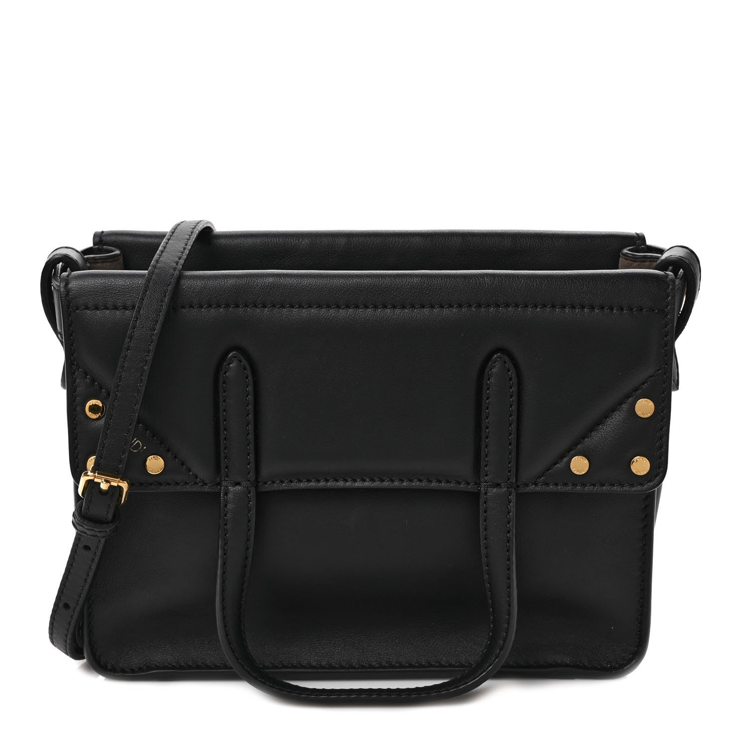 Fendi Vitello Grace Matte Small Flip Tote Black 1 of 7