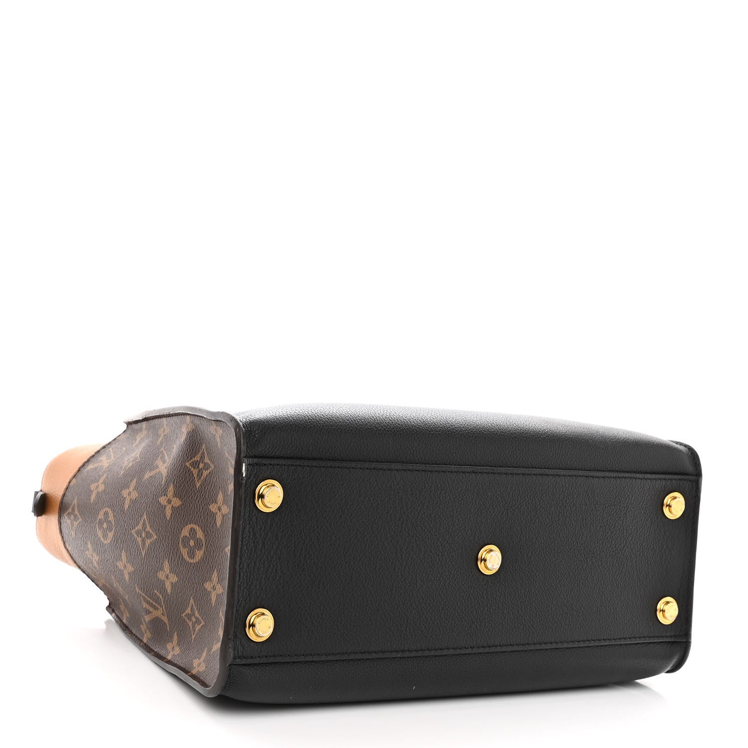 Louis Vuitton Calfskin Monogram On My Side Black 4 of 10