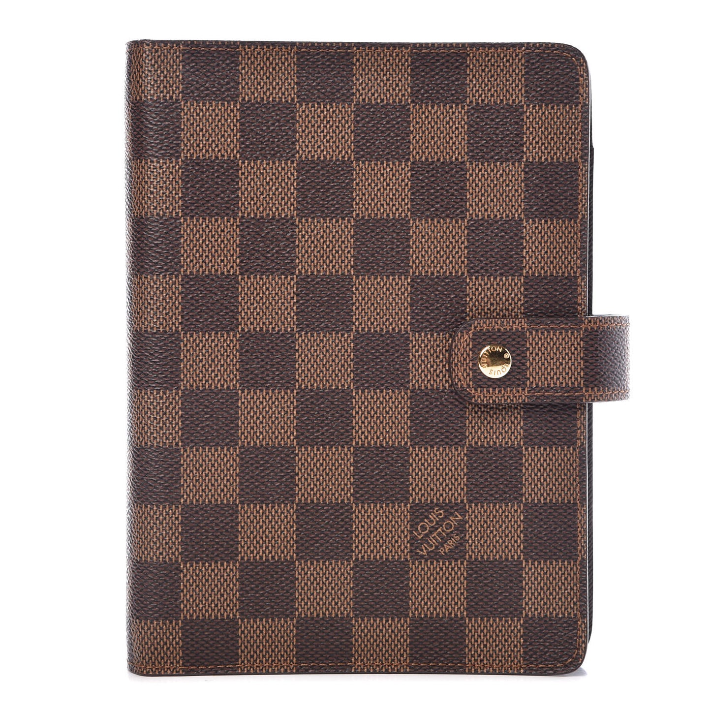 Damier Ebene Medium Ring Agenda Cover