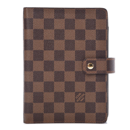Louis Vuitton Damier Ebene Medium Ring Agenda Cover 1 of 7