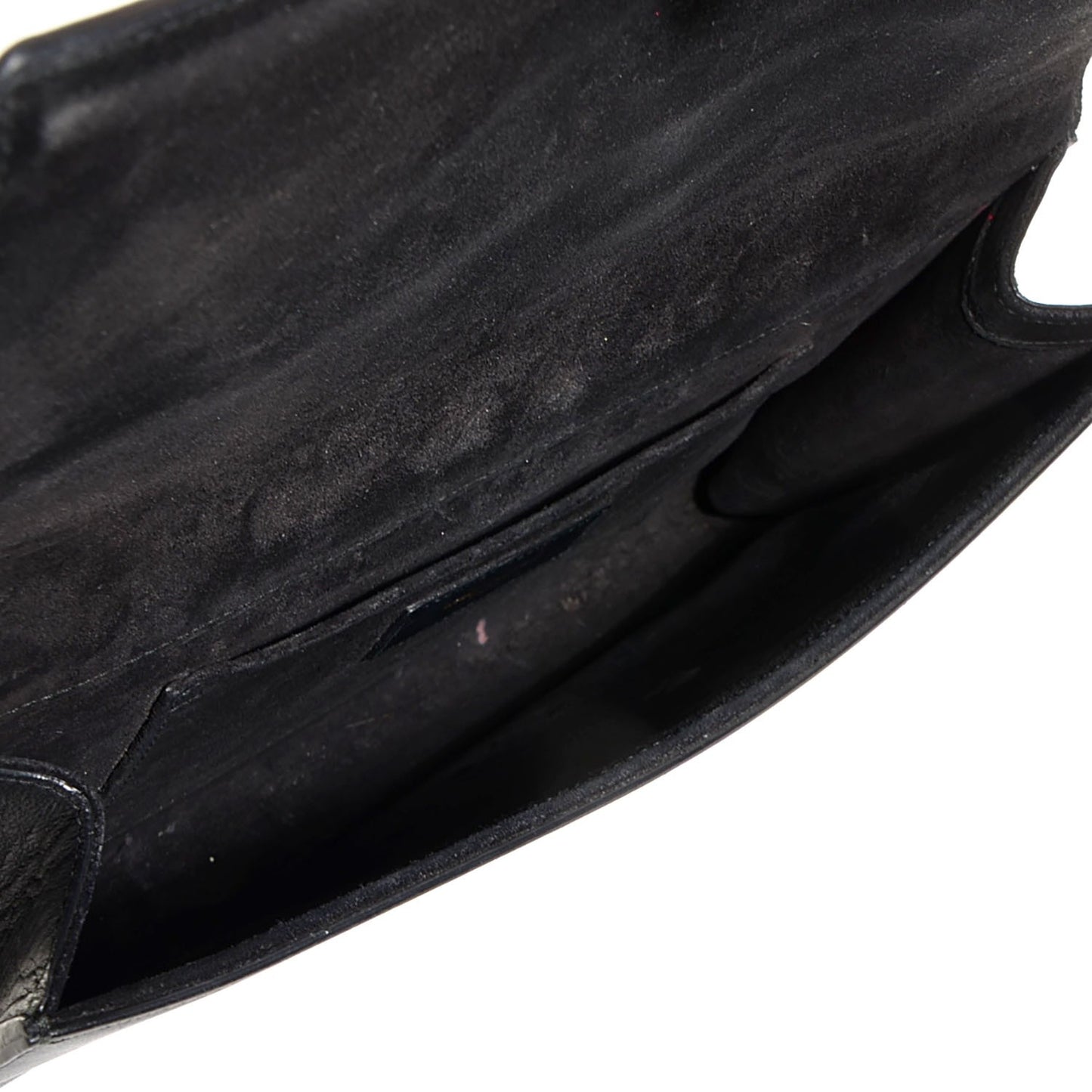 Calfskin Classic Y Clutch Black