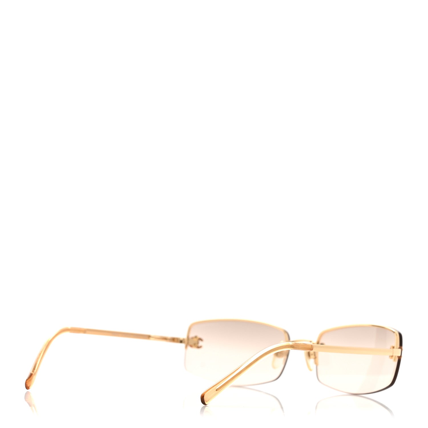 Chanel Crystal CC Logo Sunglasses 4093-B Gold 1871213 – FASHIONPHILE