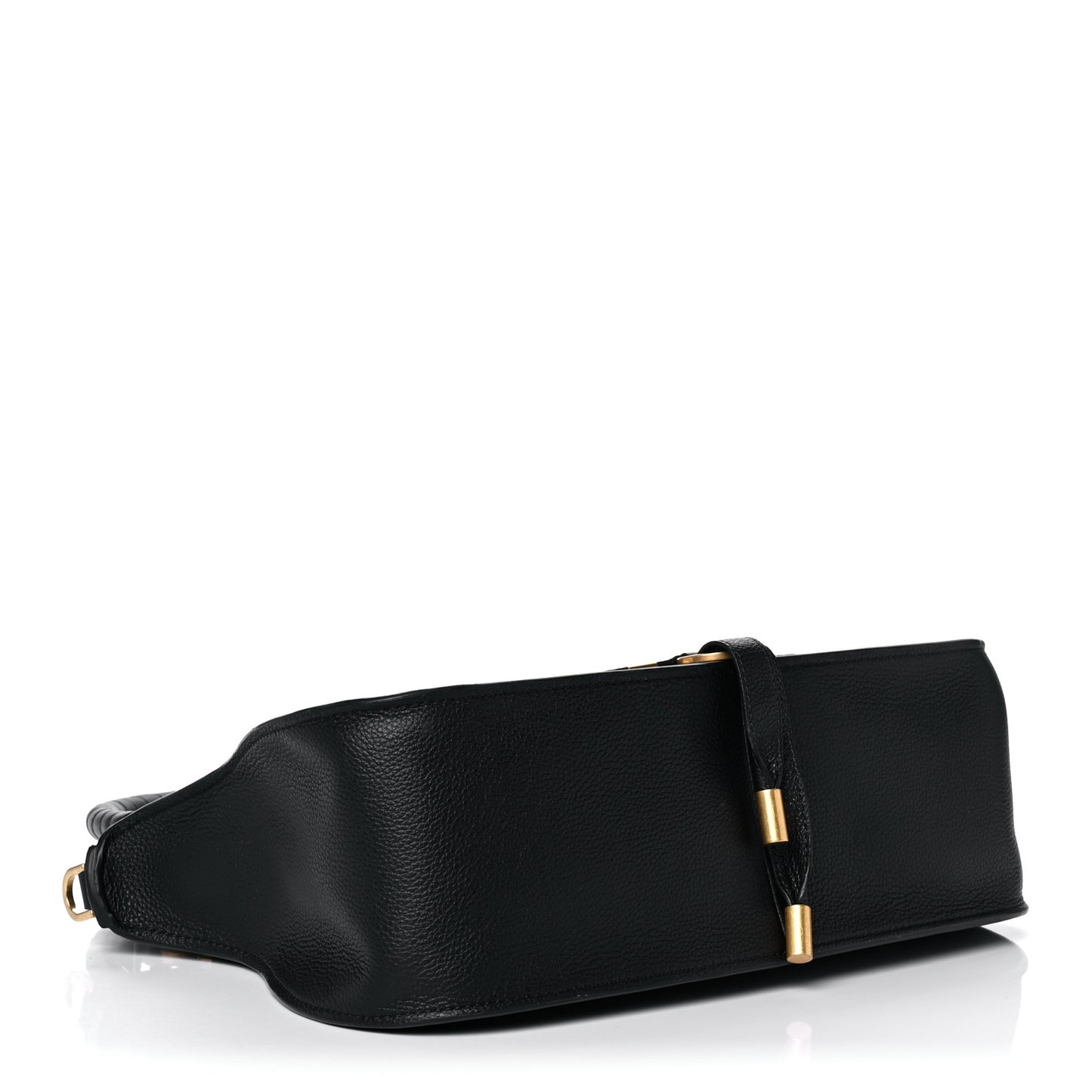 Calfskin Medium Marcie Satchel Black