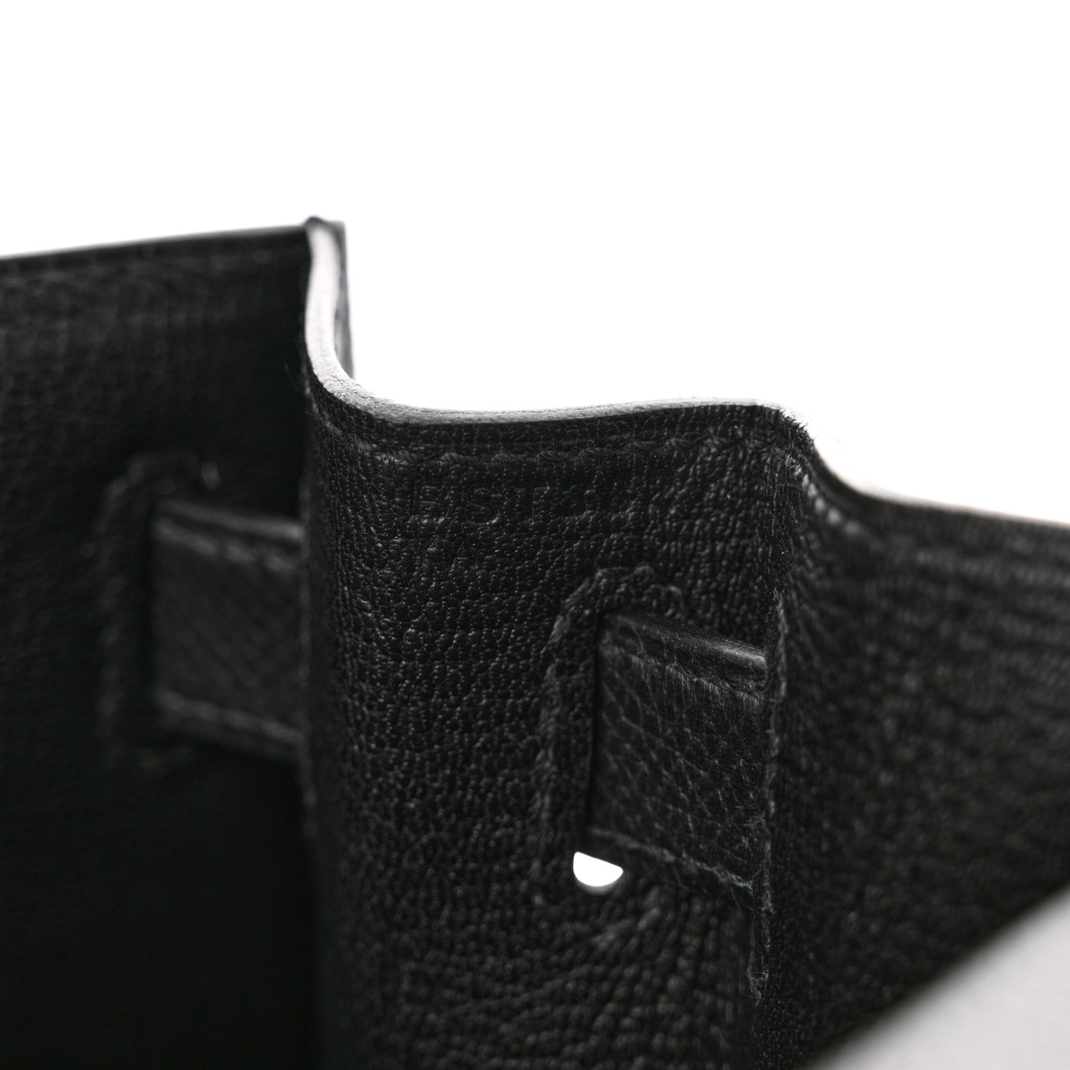 Hermes Madame Calfskin Kelly Sellier 28 Black 7 of 13