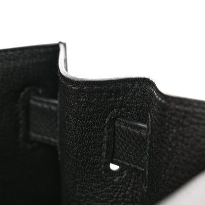 Hermes Madame Calfskin Kelly Sellier 28 Black 7 of 13