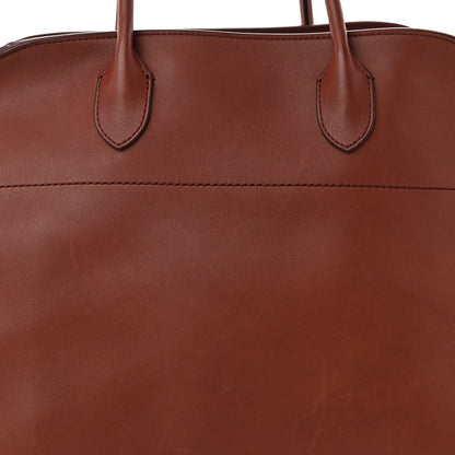 The Row Polished Saddle Calfskin Soft Margaux 15 Cognac 7 of 18