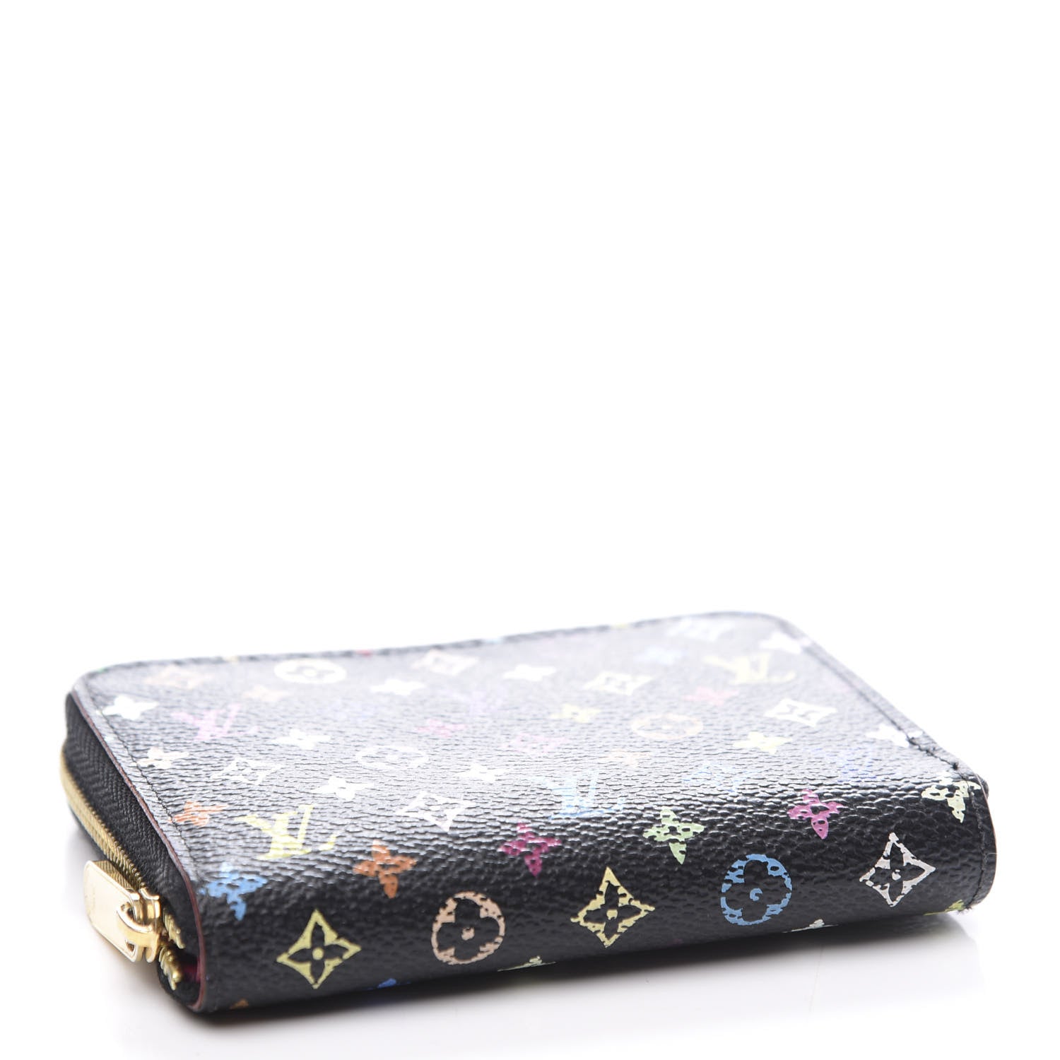 Louis Vuitton Monogram Multicolor Zippy Coin Purse Black Grenade 3 of 8