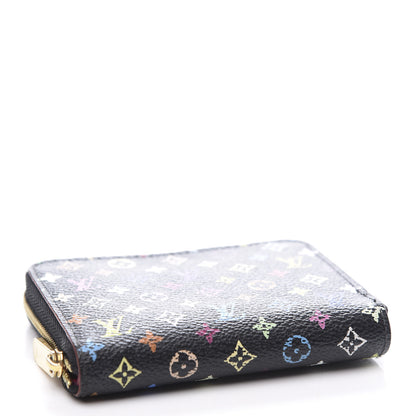 Louis Vuitton Monogram Multicolor Zippy Coin Purse Black Grenade 3 of 8