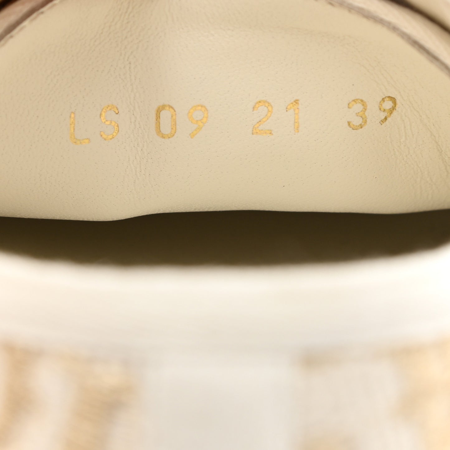 Canvas Oblique Walk'N'Dior Low Top Sneakers 39 Gold