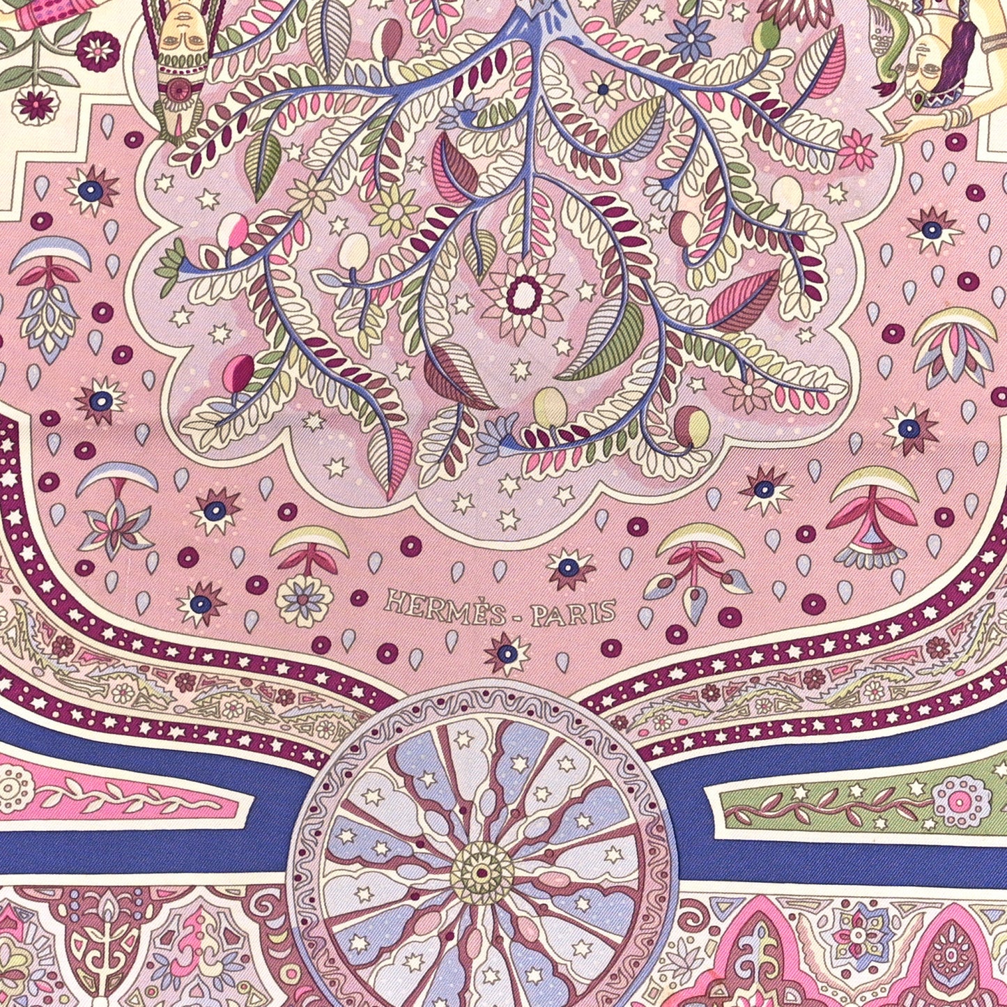 Silk Aux Portes Du Palais Scarf 90