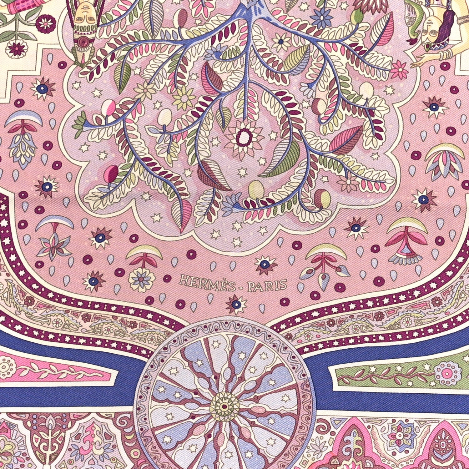 Hermes Silk Aux Portes Du Palais Scarf 90 2 of 3