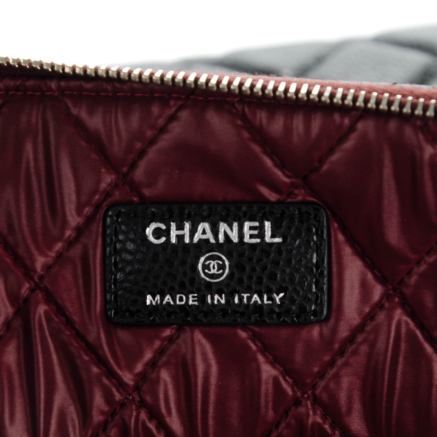 Chanel Caviar Quilted Large Cosmetic Case Black 6 of 7