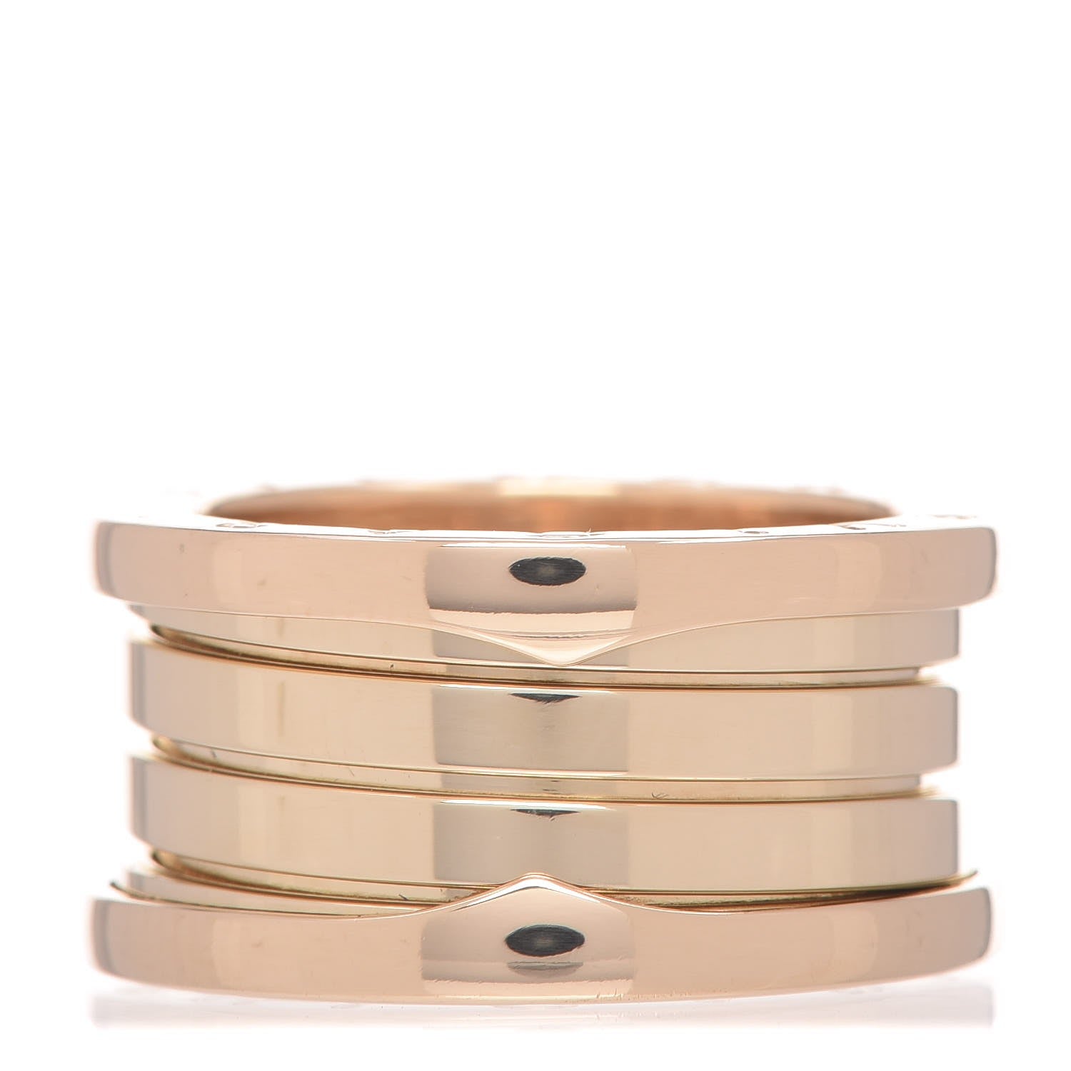 Bulgari 18K Yellow Gold B.Zero1 Four-Band Ring 52 6 1 of 5