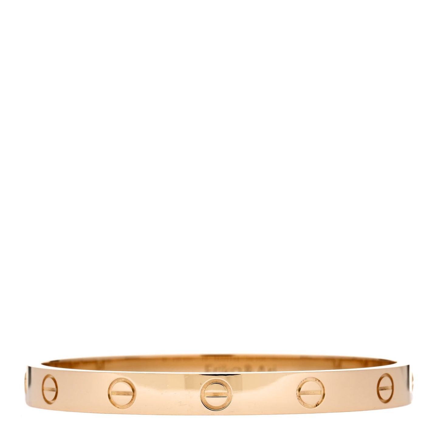 18K Yellow Gold Love Bracelet 16