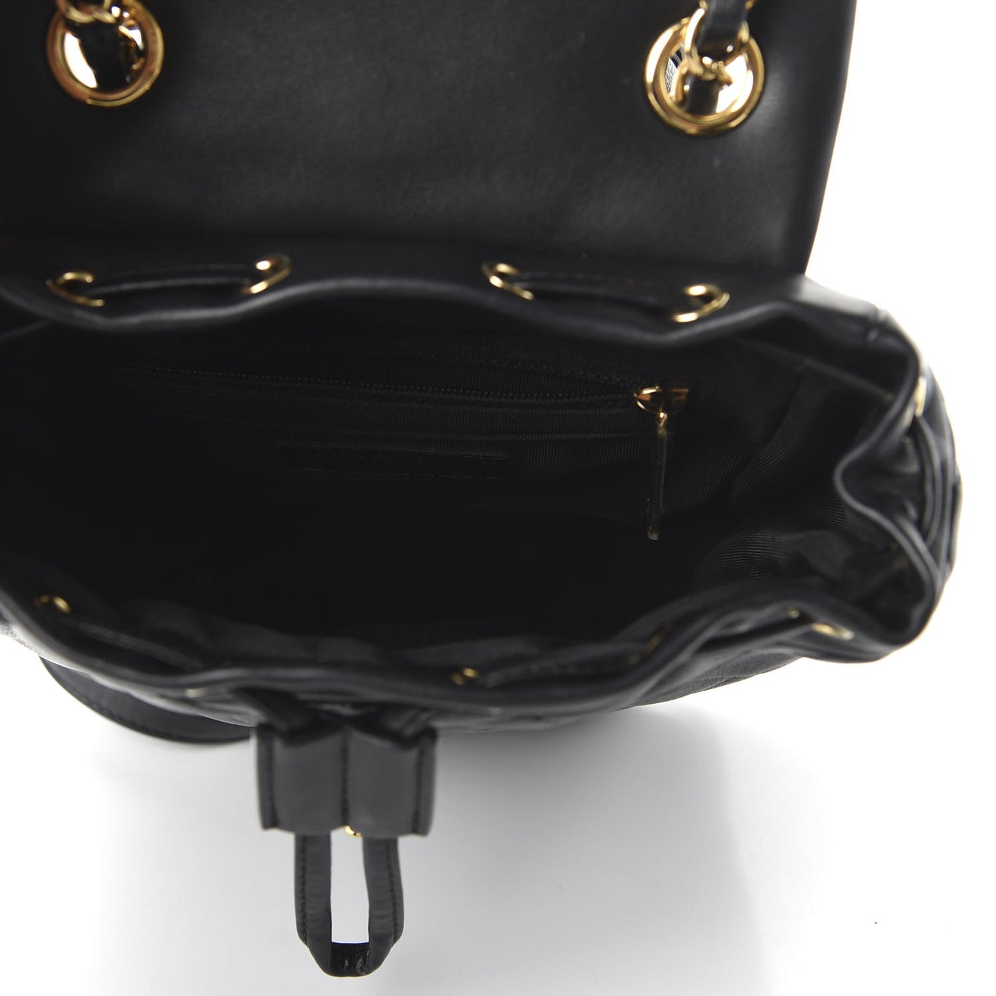 Calfskin Quilted Mini Urban Spirit Backpack Black