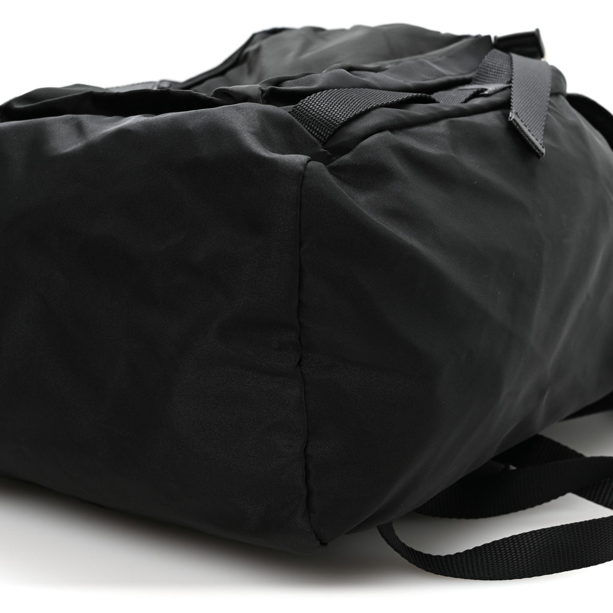 Prada Tessuto Nylon Montagna Double Buckle Backpack Black 10 of 10