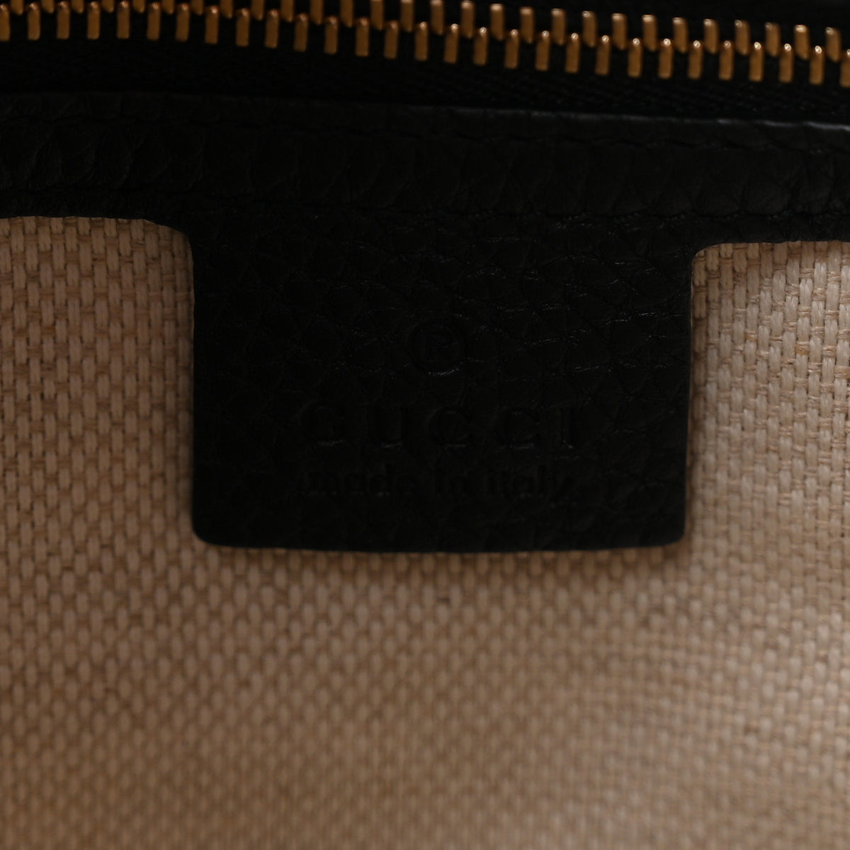Gucci Pebbled Calfskin Medium Soho Chain Shoulder Bag Black 6 of 10