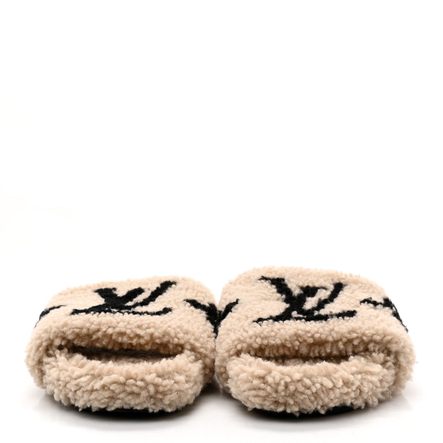 Shearling Bom Dia Flate Mules 38 Beige