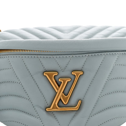 Louis Vuitton Calfskin New Wave Bumbag Porcelain Blue 7 of 9