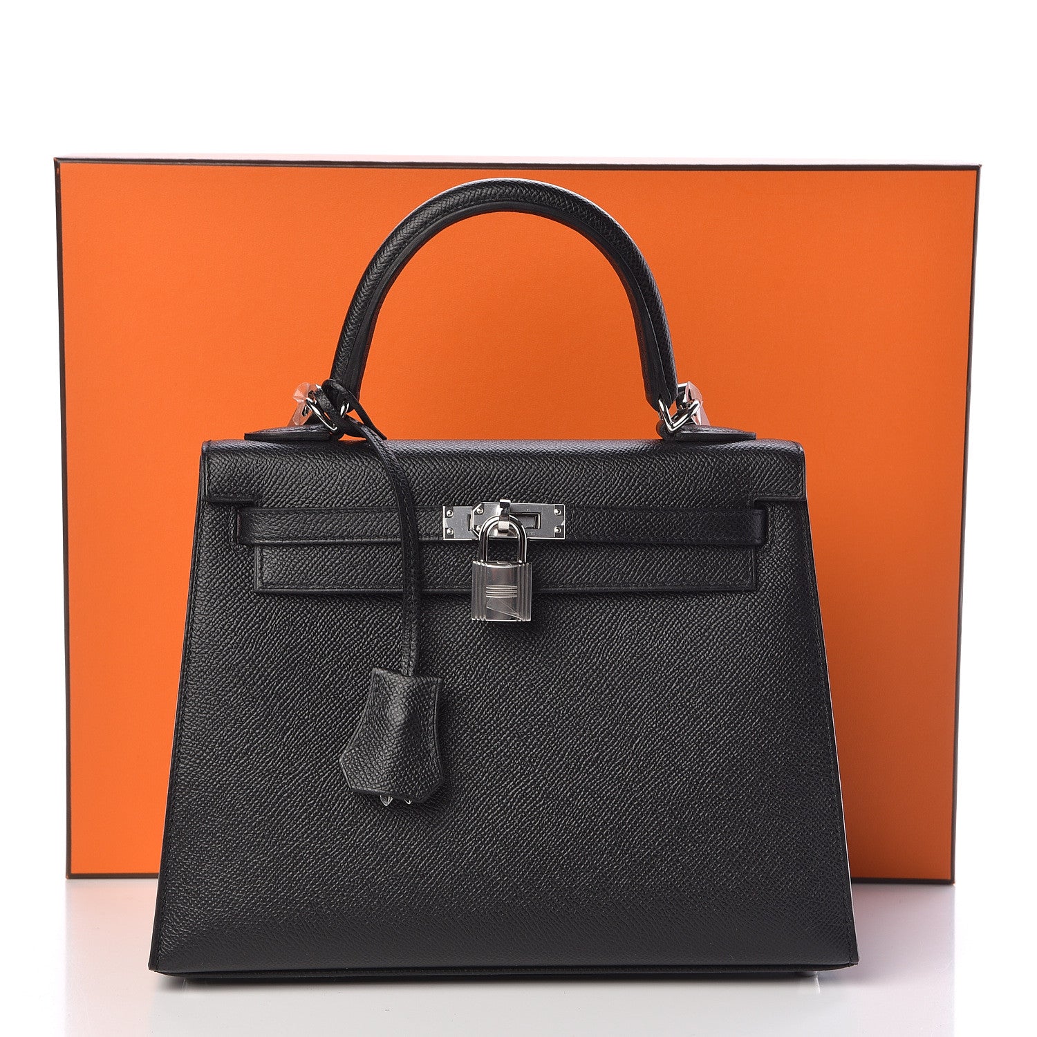 Hermes Epsom Kelly Sellier 25 Black 38 of 38
