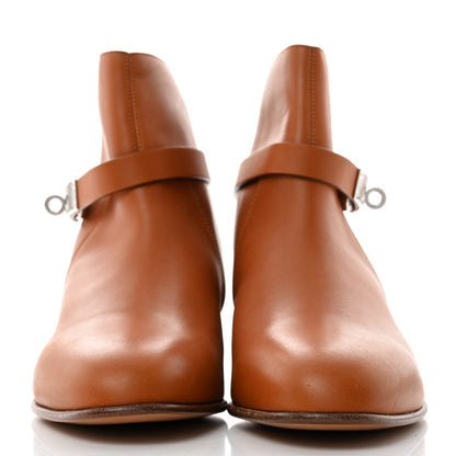 Hermes Calfskin Neo Low Boots 37 Natural 2 of 8