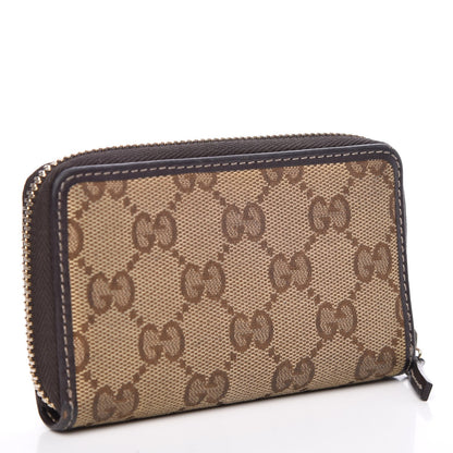 Gucci Monogram Zip Around Card Case Brown 3 of 11
