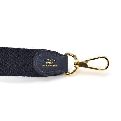 Hermes Taurillon Clemence Evelyne TPM Bleu Nuit 7 of 9
