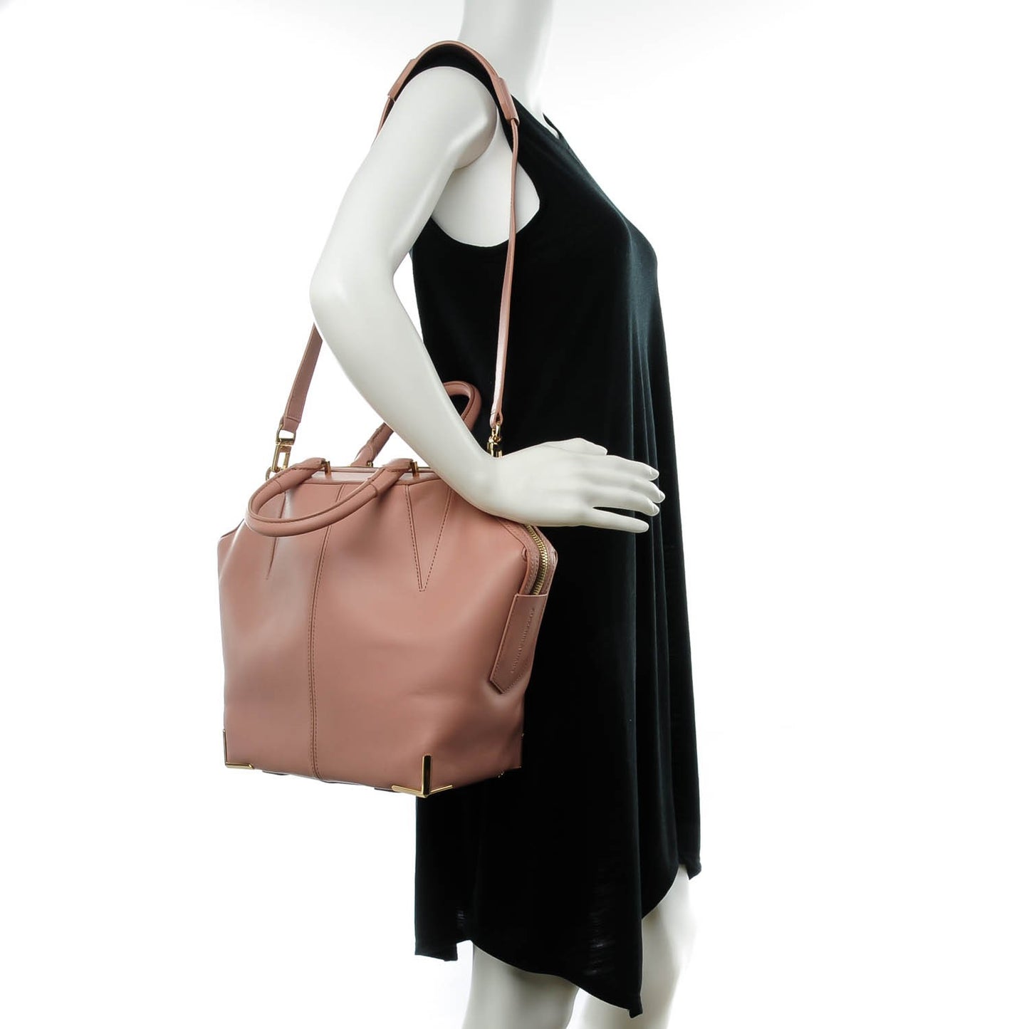 Smooth Calfskin Small Emile Blush