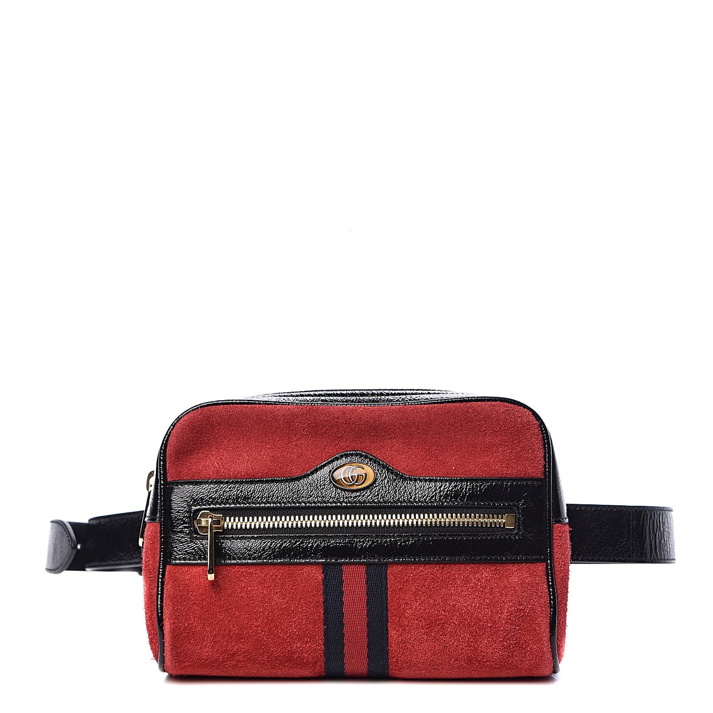 Suede Small Ophidia Belt Bag 95 38 Hibiscus Red