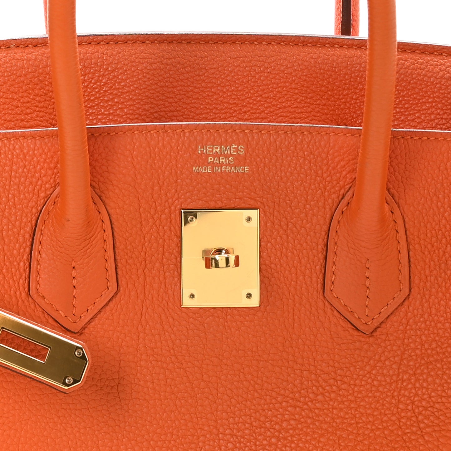 Togo Birkin 35 Orange