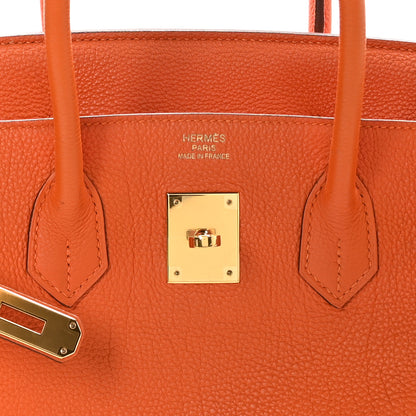 Hermes Togo Birkin 35 Orange 7 of 12