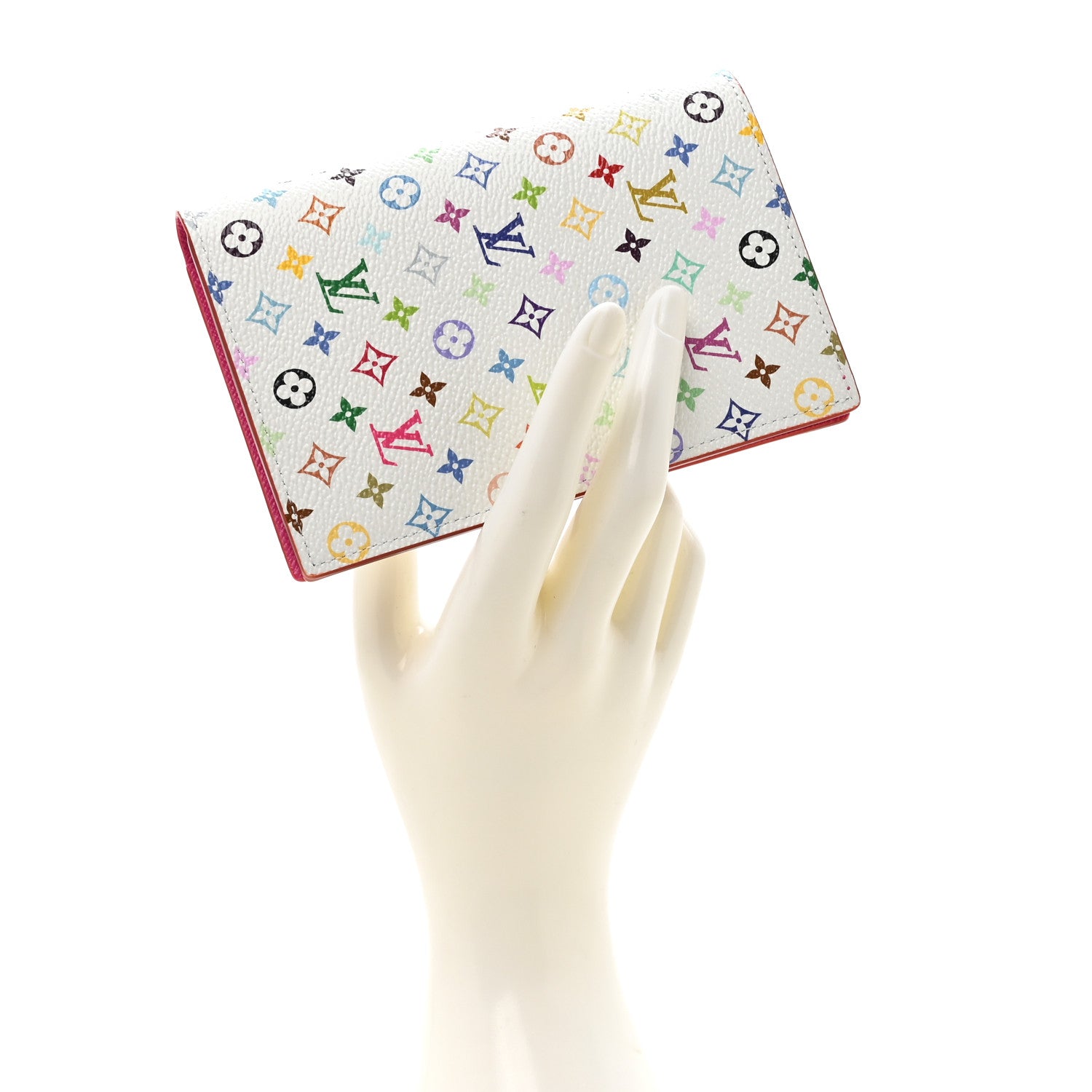 Louis Vuitton LV X TM Monogram Multicolor Passport Cover White 2 of 7