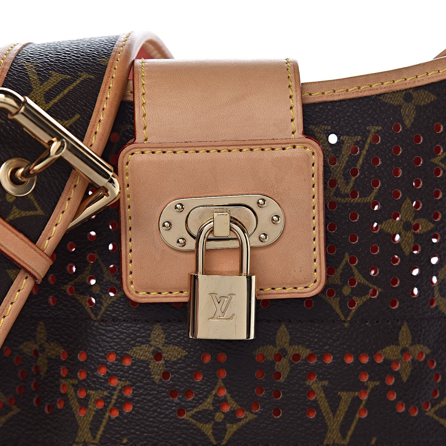 Louis Vuitton Monogram Perforated Musette Orange 9 of 9