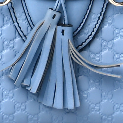 Gucci Microguccissima Medium Emily Chain Shoulder Bag Mineral Blue 10 of 12