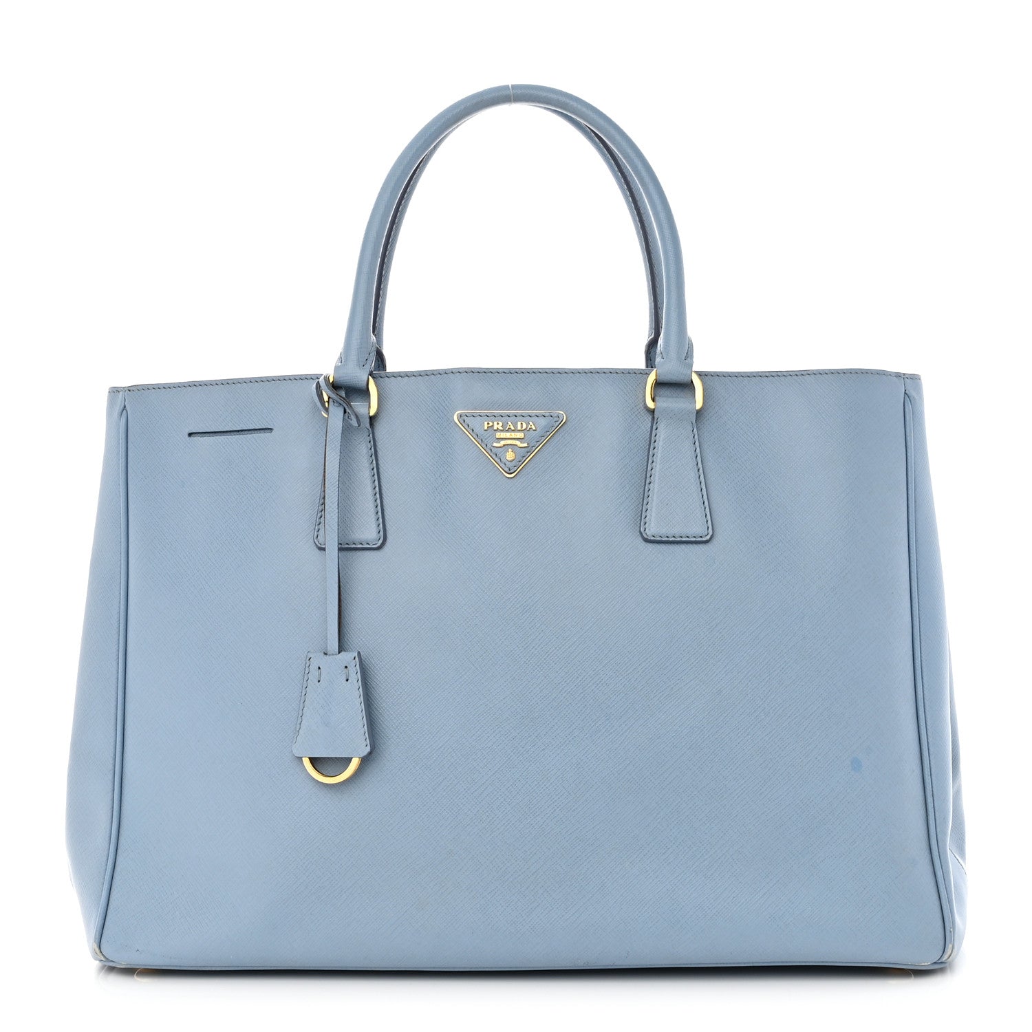 Prada Saffiano Cuir Large Double Bag Astrale 1 of 13