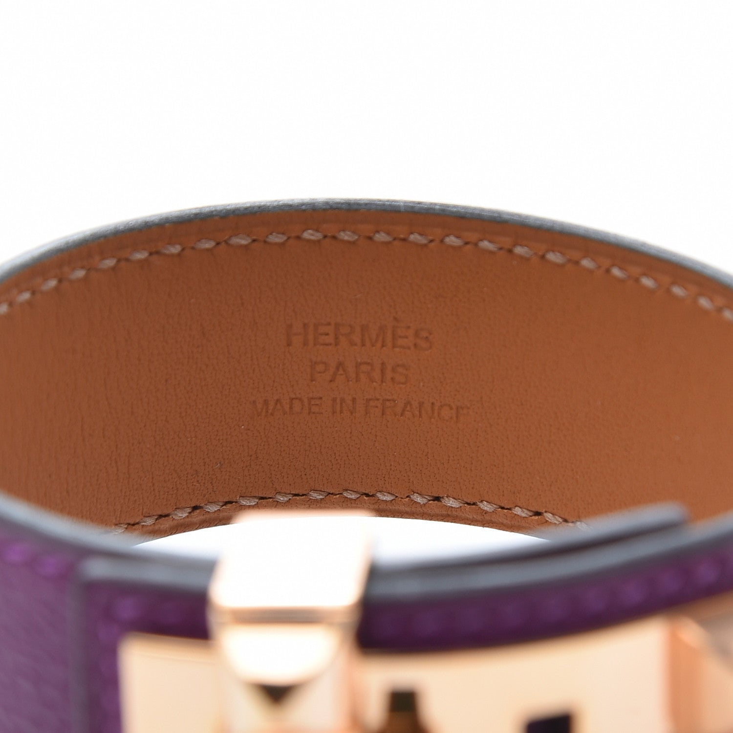 Hermes Evercolor Collier de Chien 24 Bracelet T3 Anemone 4 of 7