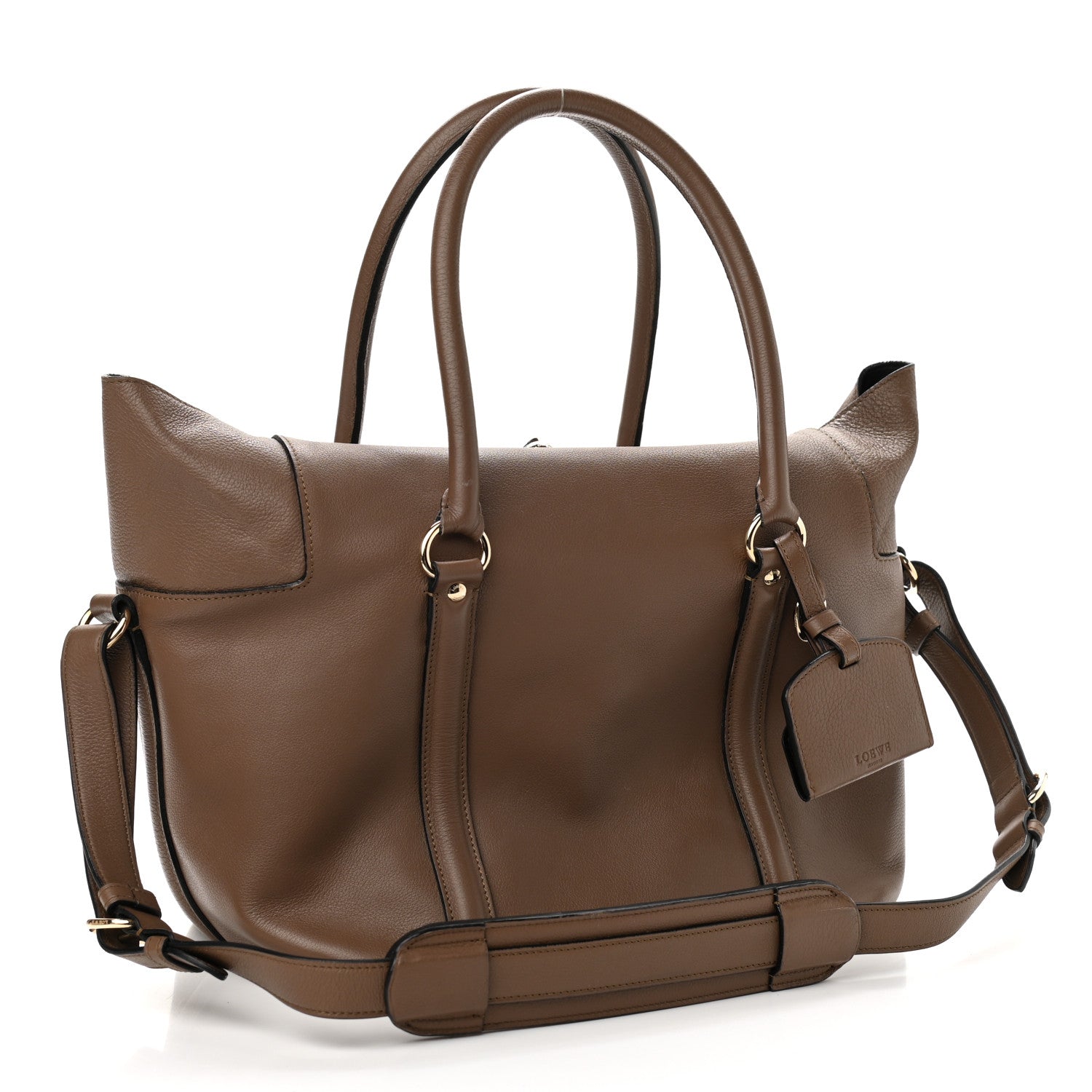 Loewe Calfskin Tote Bag Brown 3 of 13