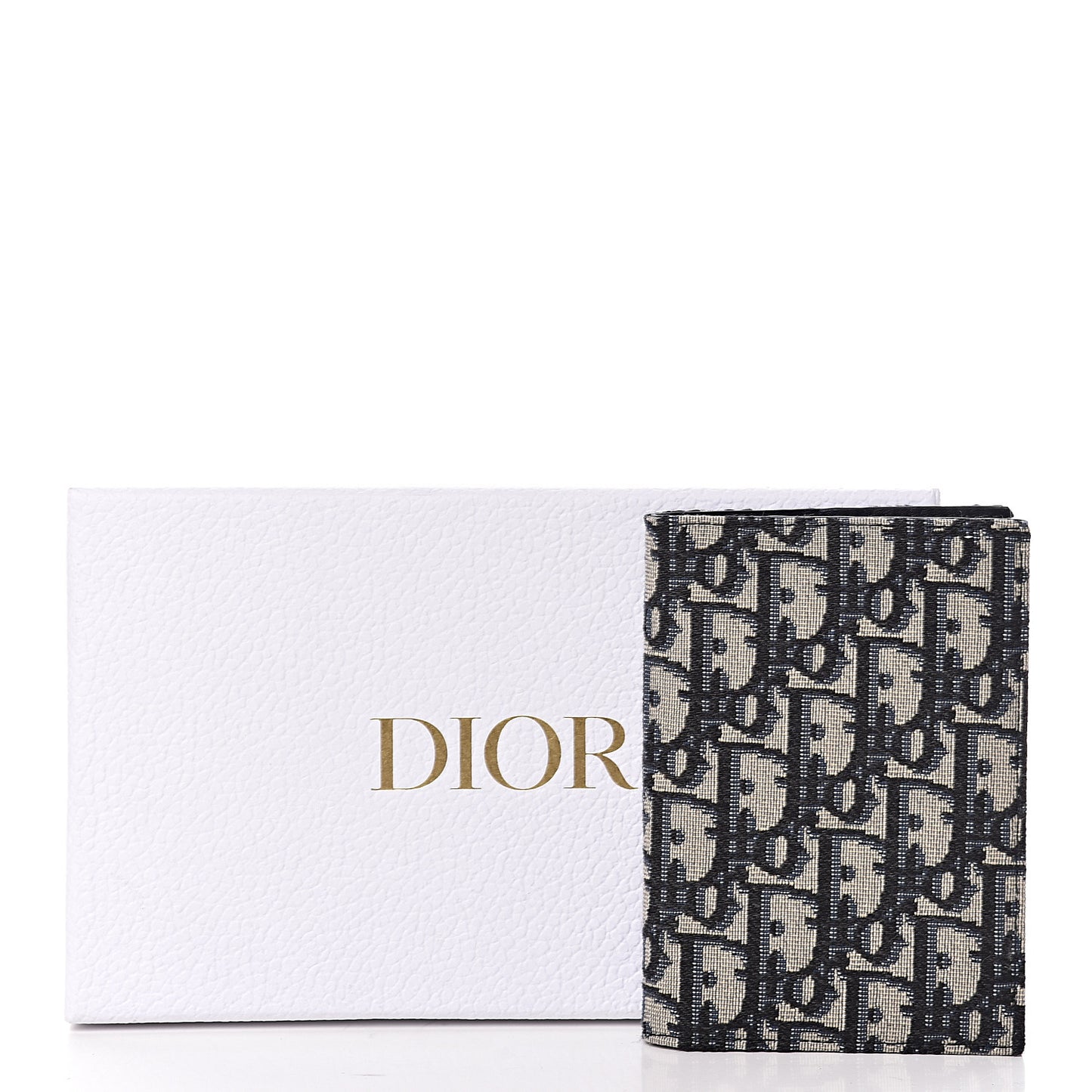 Oblique Passport Holder Blue