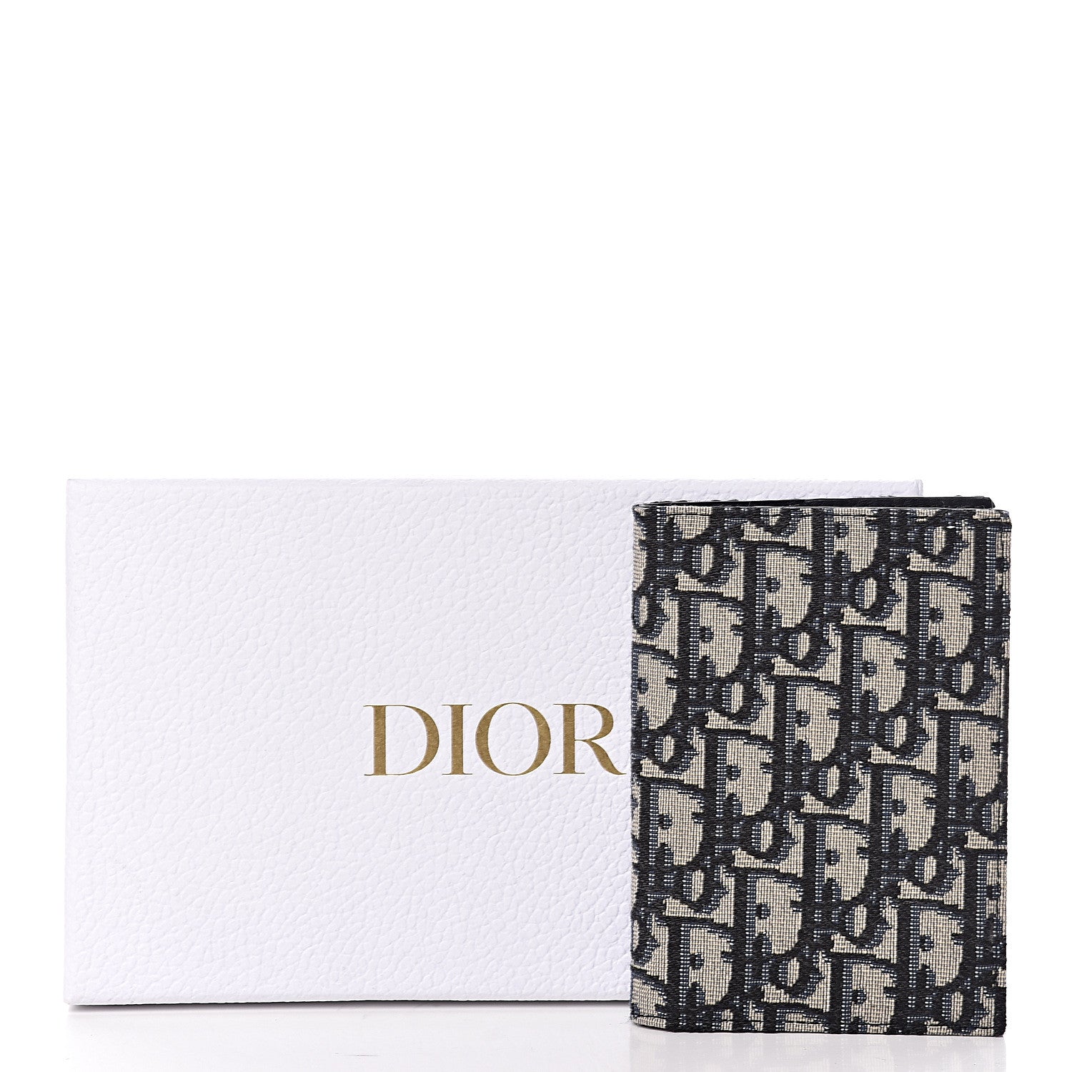 Christian Dior Oblique Passport Holder Blue 8 of 8