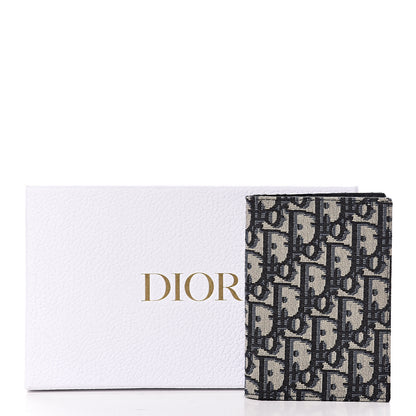 Christian Dior Oblique Passport Holder Blue 8 of 8
