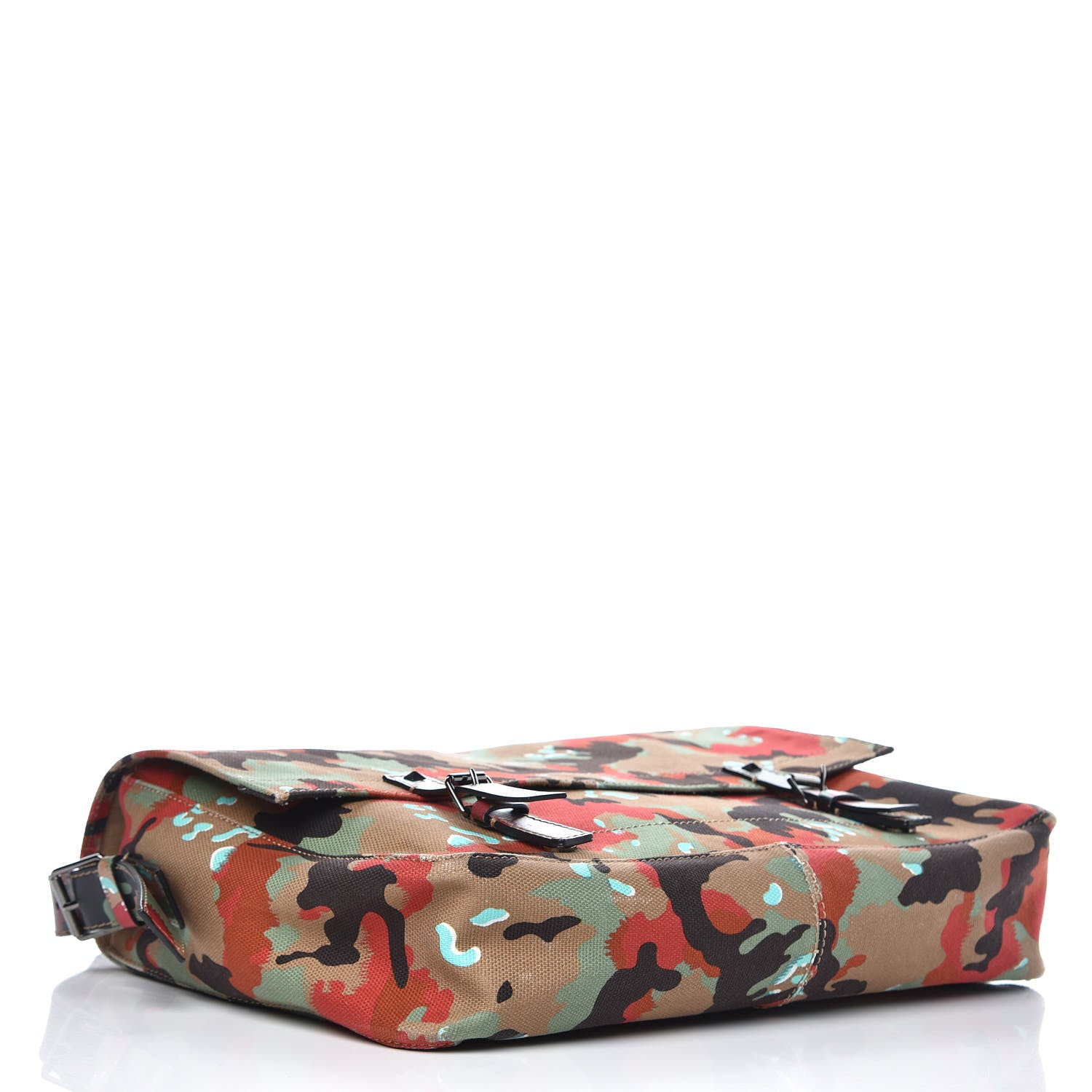 Valentino Garavani Canvas Camouflage Rockstud Messenger 4 of 12