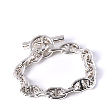 Hermes Sterling Silver MM Chaine d'Ancre Bracelet 3 of 4