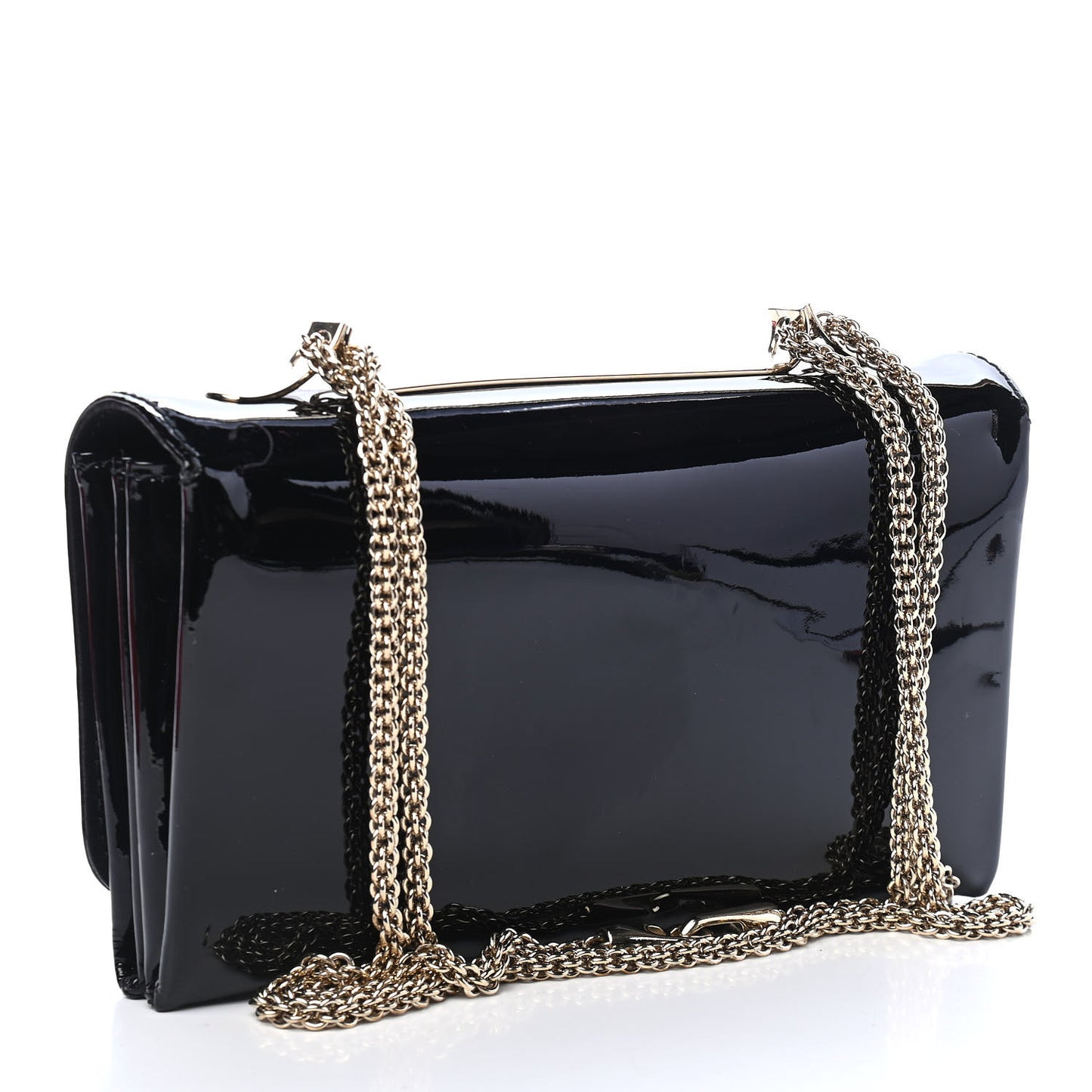Patent Va Va Voom Shoulder Bag Black