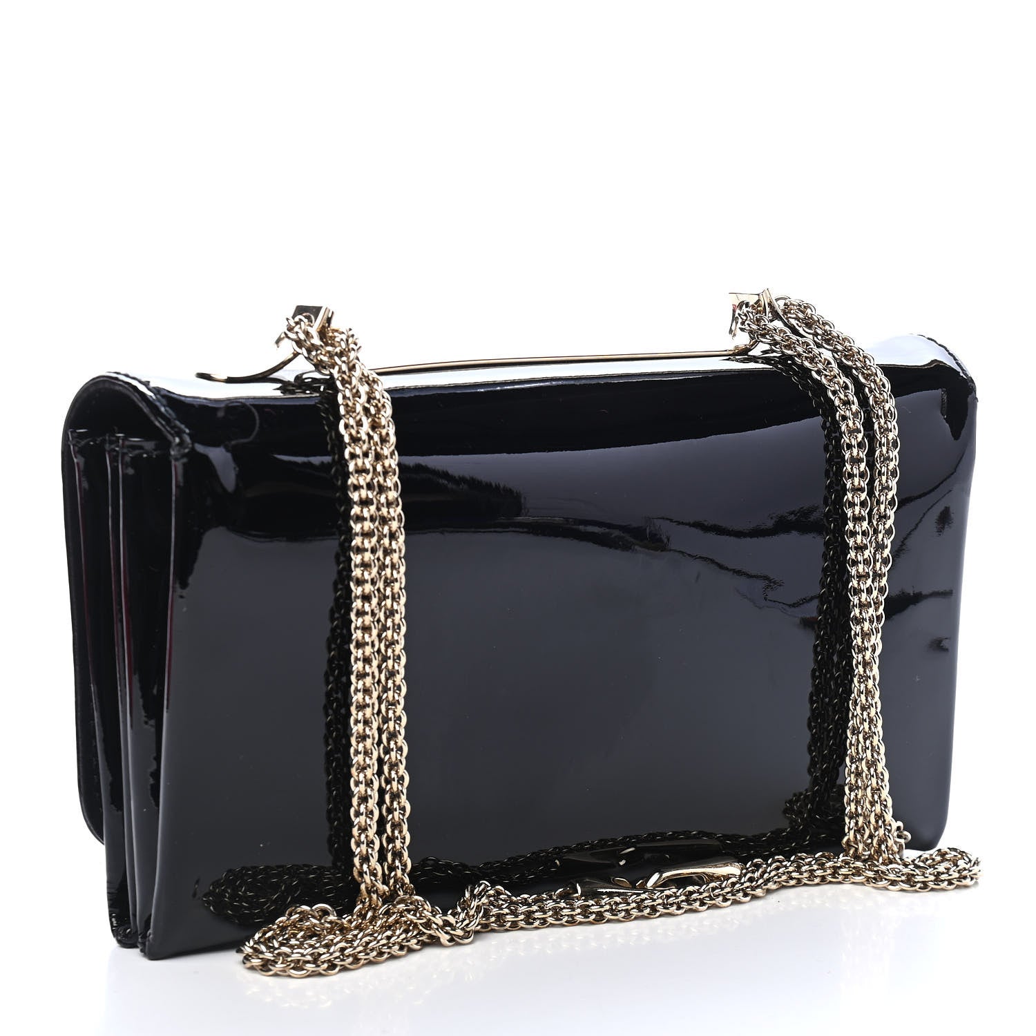 Valentino Garavani Patent Va Va Voom Shoulder Bag Black 3 of 9