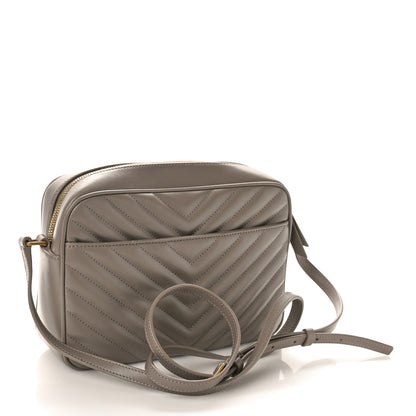 Saint Laurent Calfskin Matelasse Monogram Lou Camera Bag Greyish Brown 3 of 10