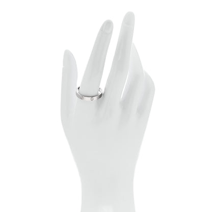 Cartier 18K White Gold 3.5mm LOVE Wedding Band Ring 65 11.25 2 of 5
