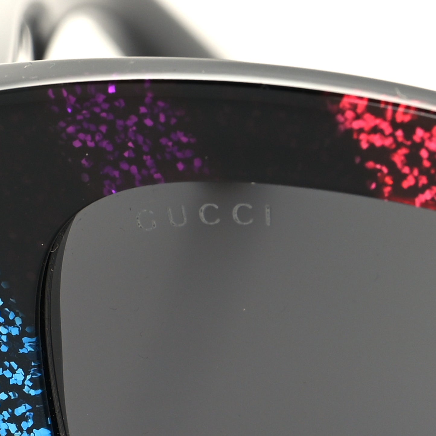 Acetate Glitter Sunglasses GG0327S Black