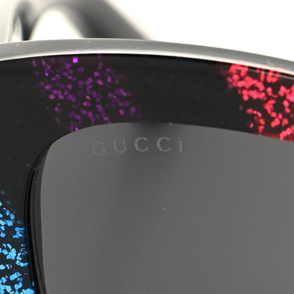 Gucci Acetate Glitter Sunglasses GG0327S Black 7 of 8